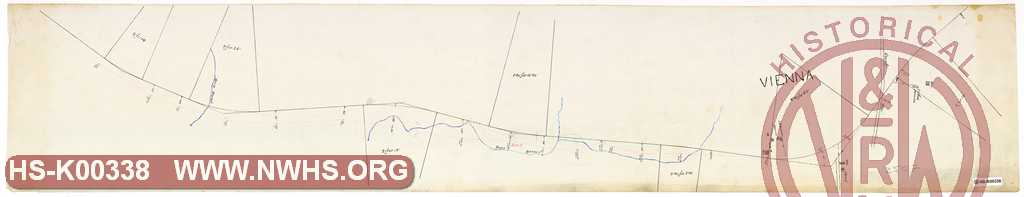 Untitled, Washington Branch early survey, "Line A", Piney Branch, Vienna, VA