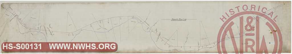 Untitled, Washington Branch early survey, Pimmitt's Run Line, Line P1