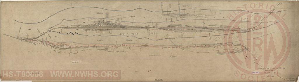 Track Map, Island Yard - Lynchburg, VA