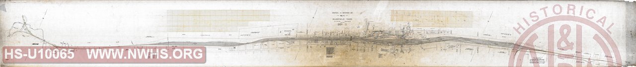 N&W Rwy. Map of Bluefield Yard