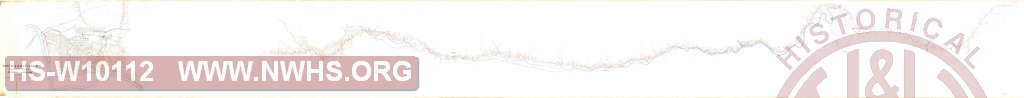 N&W RR Washington Branch, Revised Location - part 1 of 3 of drawing 2154 (Front Royal to east of Rectortown.)