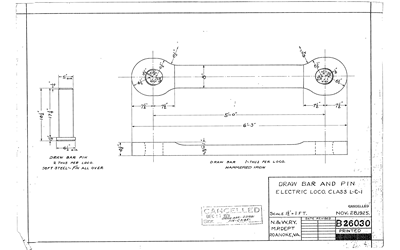 Draw Bar and Pin Elec Loco Class LC1