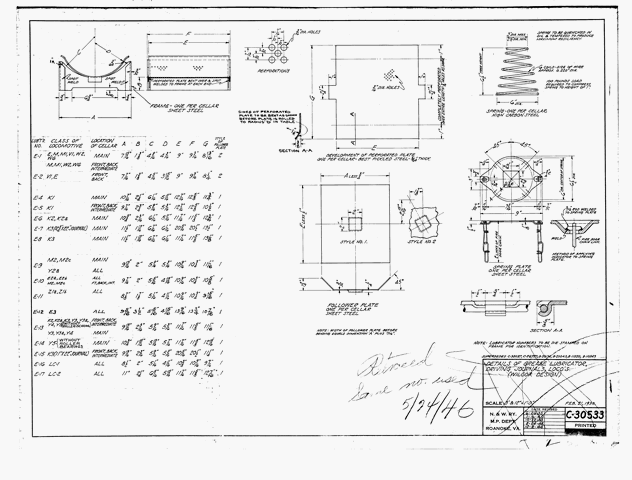Details of Grease Lubricator, Driving Journals, Loco's. (Wilcox Design)