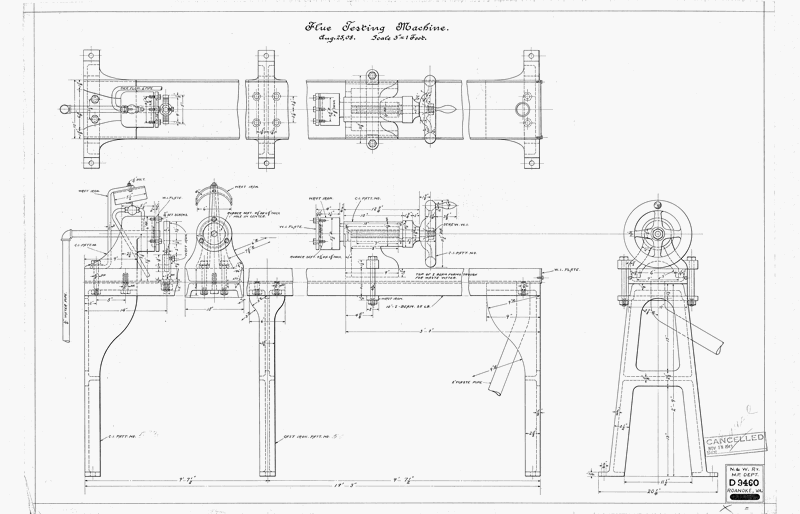 Flue Testing Machine.