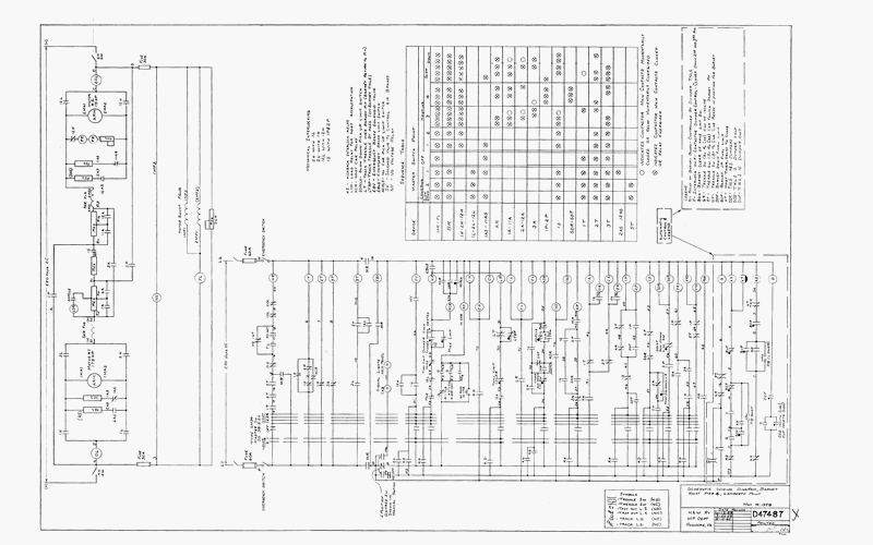 Wiring and Schematic Diagram Applies to Barney Hoist, Pier 4, Lamberts Point