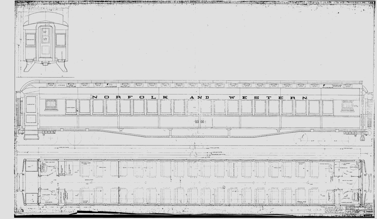 General Arrangement Steel  Passenger Equipment  Cars, Class Pg