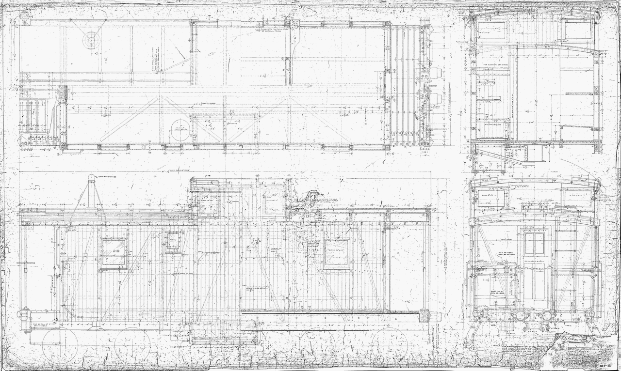 General Arrangement of Cabin Car Class CF