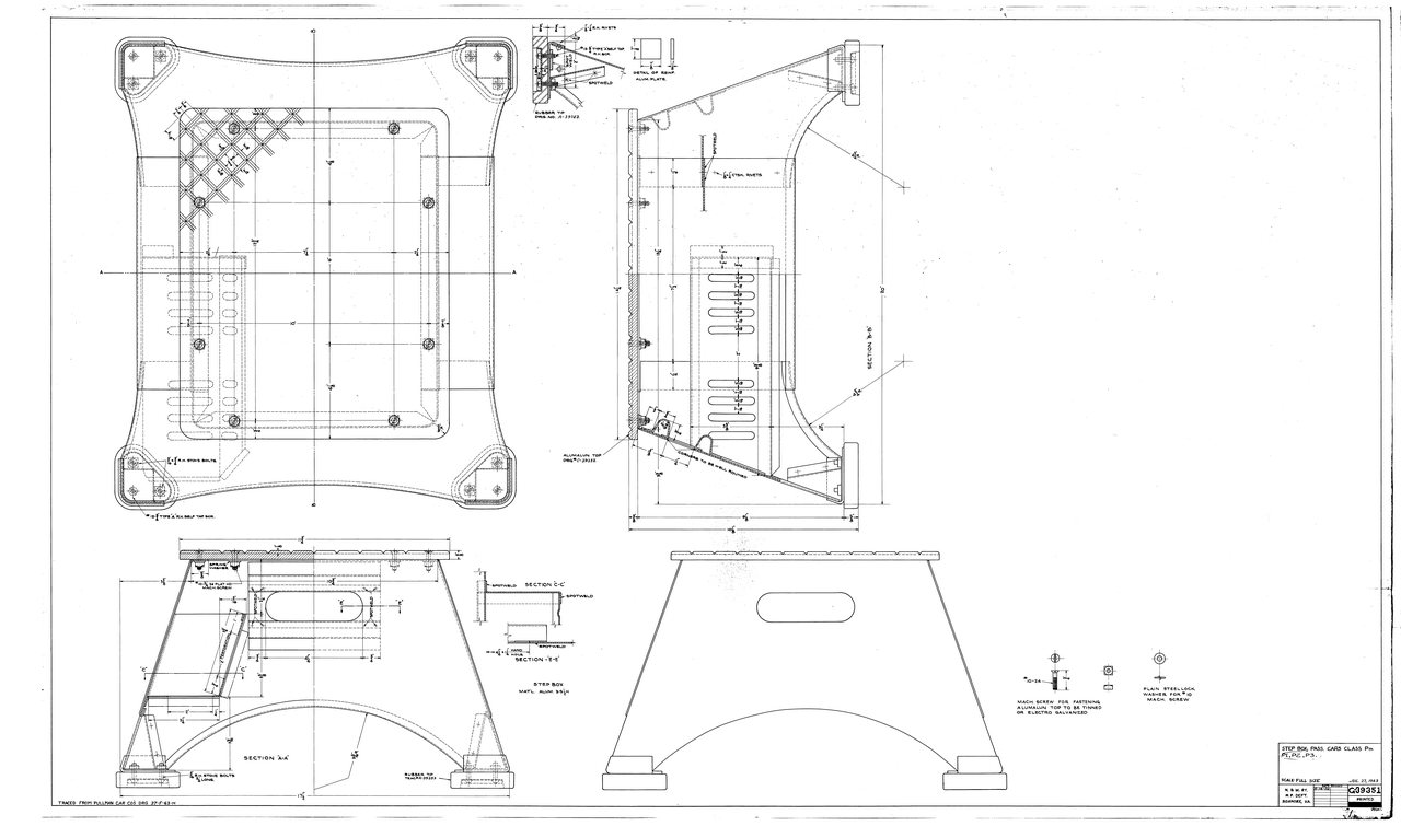 Step Box Applies to Passenger Cars Class PM, P1, P2, P3