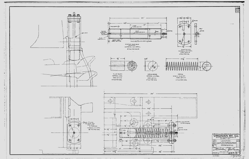 Locomotives, Class EL-1A, EL-3A Coupler Centering Device