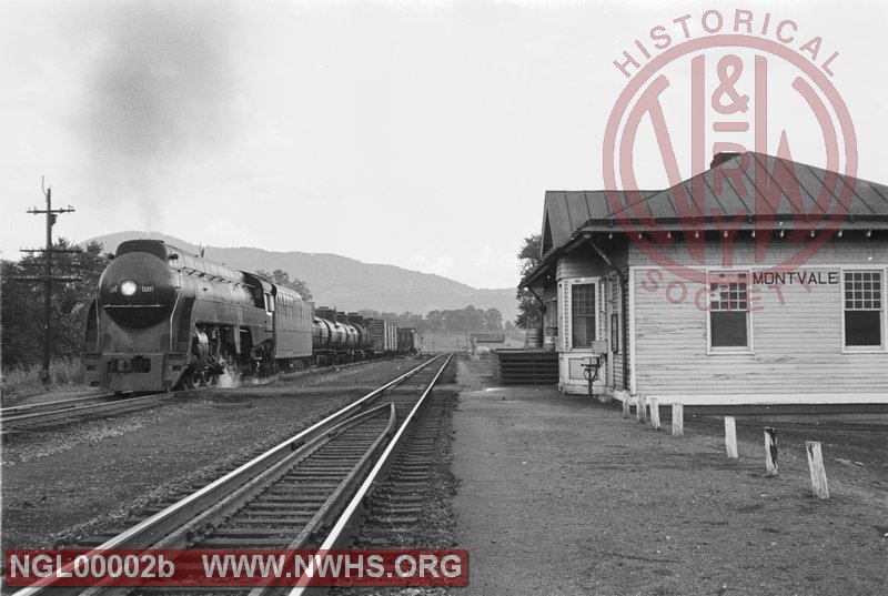 N&W Class K2a 137 at Montvale station on short freight train