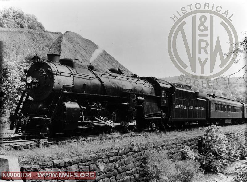 N&W Class K1 114 at Pocahontas VA