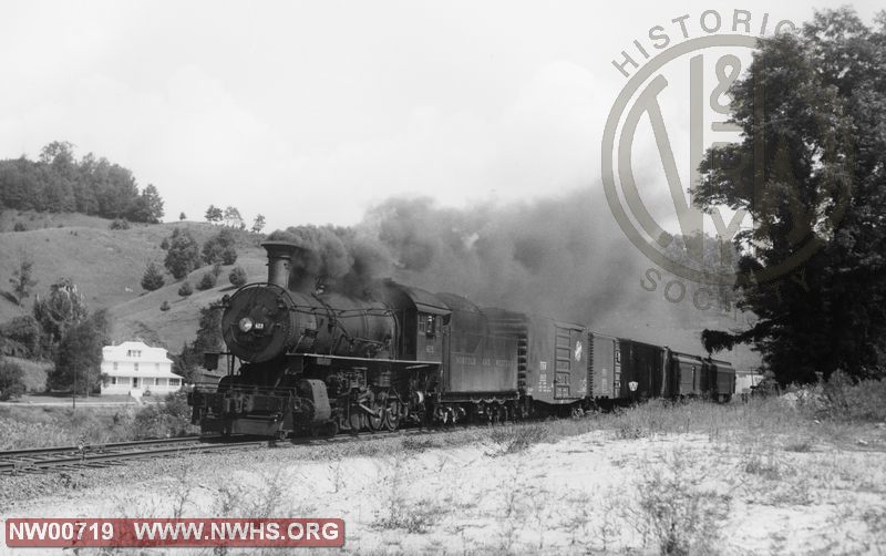 Class M  #429  Left 3/4 view @ Bina, NC (On Abingdon Branch)