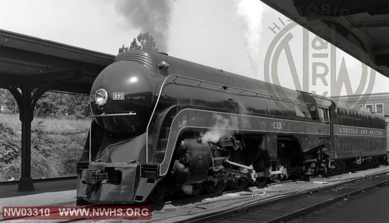 "K-2a" #133, Left 7/8 View, B&W @ Winston Salem, NC
