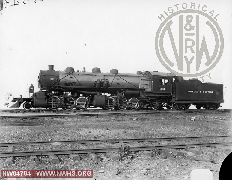  Class Z-1 #1308,Side View,B&W (Builders Photo)