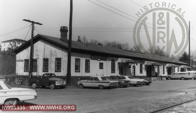 N&W Freight House at Bedford, VA 1971