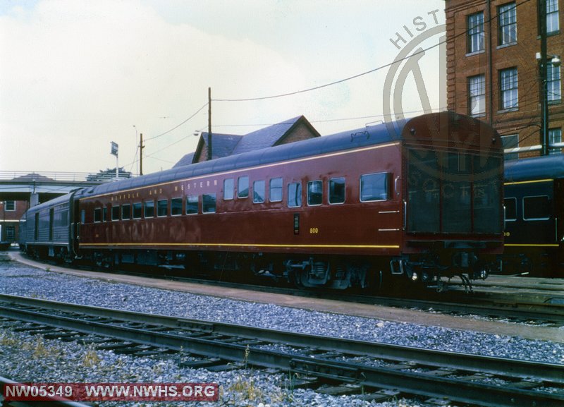N&W Inspection Car 800 at Roanoke,VA