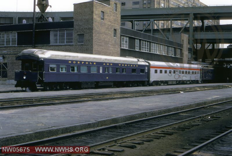 N&W Business Car No. 15 at Boston, MA March 20, 1966