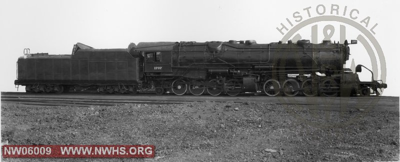  Class Y2 #1707,Right View,B&W