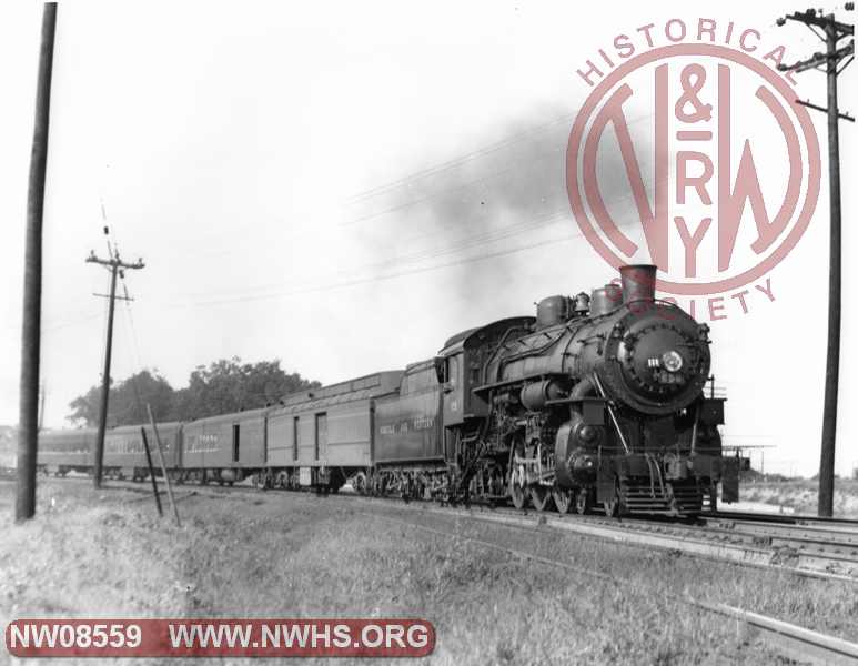 N&W Rwy Class E2a #558 at Richmond, VA with ACL train #21