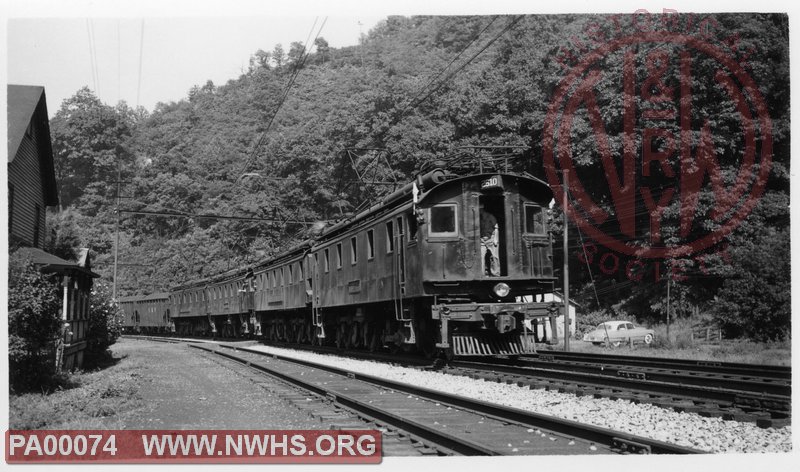 N&W LC-1 2510 at on coal train at Elkhorn, WV