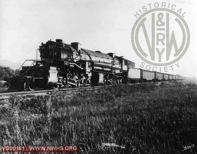 "AE" #806, Left 3/4 View, B&W ,   (Action)