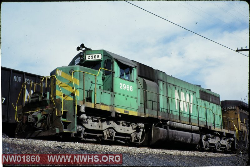 N&W EMD SD39 #2966 at Adena, OH