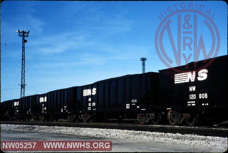 N&W 120233 Hopper car  at Norfolk, VA