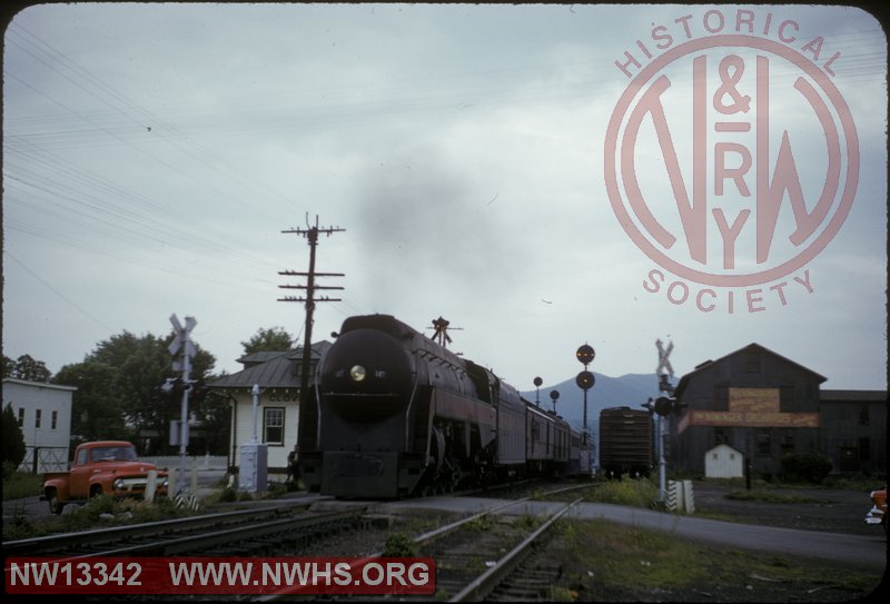 N&W K2a 127 at Cloverdale, VA on #1