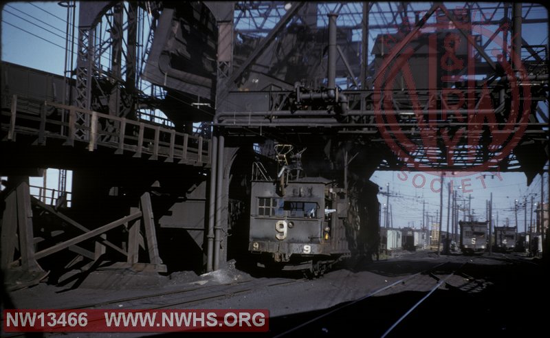 N&W coal pier with Coal conveyor #9, #5 & #4