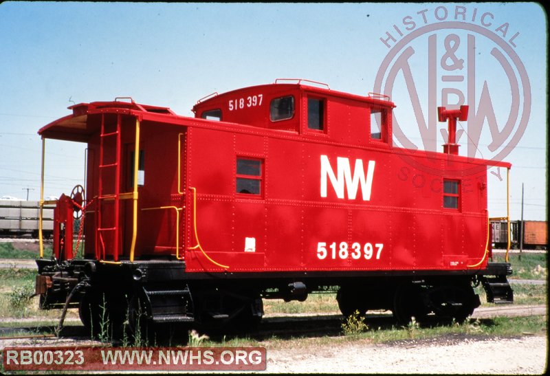 N&W Class CG Caboose #518397 at Bellevue, OH