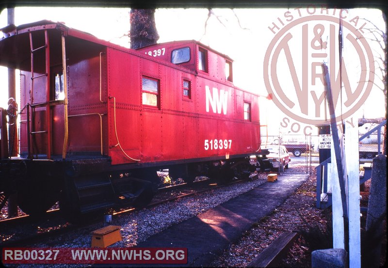 N&W Class CG Caboose #518397 at Bellevue, OH