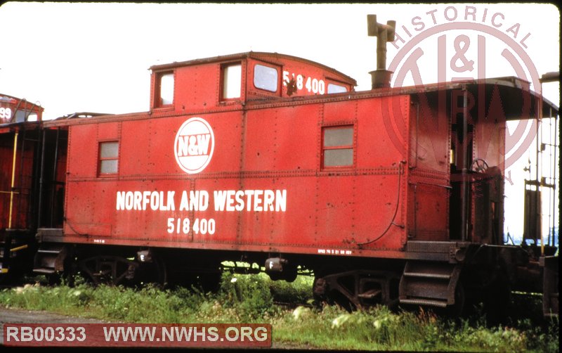N&W Class CG Caboose #518400 at Bellevue, OH