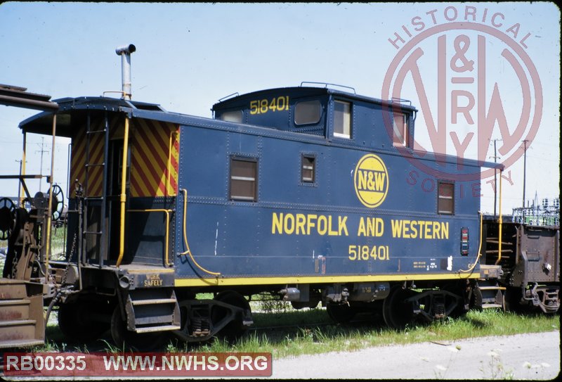 N&W Class CG Caboose #518401 at Bellevue, OH