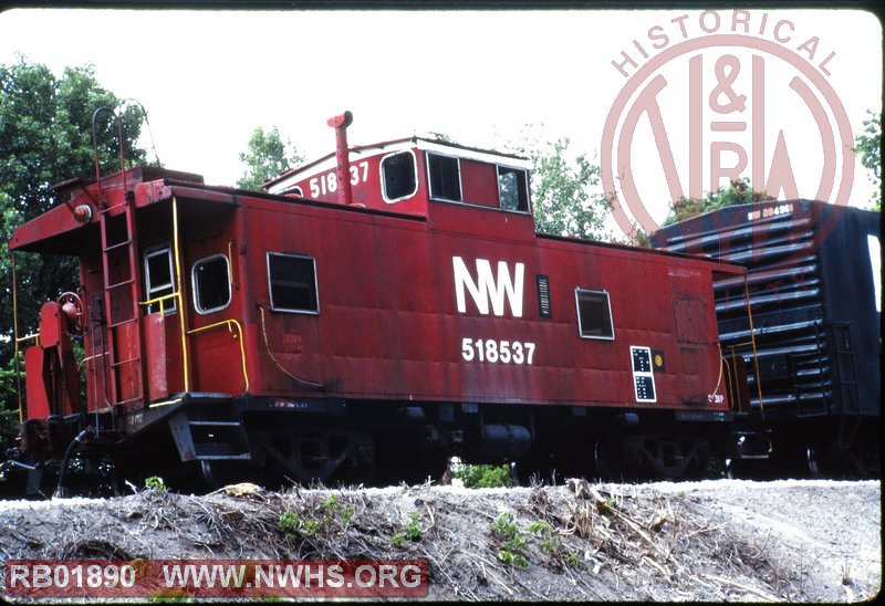 N&W Class CG Caboose #518537 at Fremont, OH