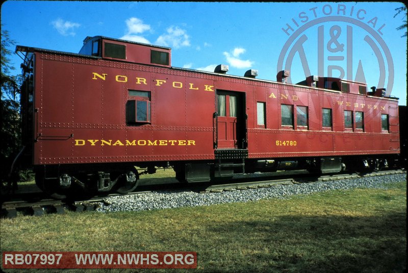 N&W Dynamometer #514780 at Roanoke, VA