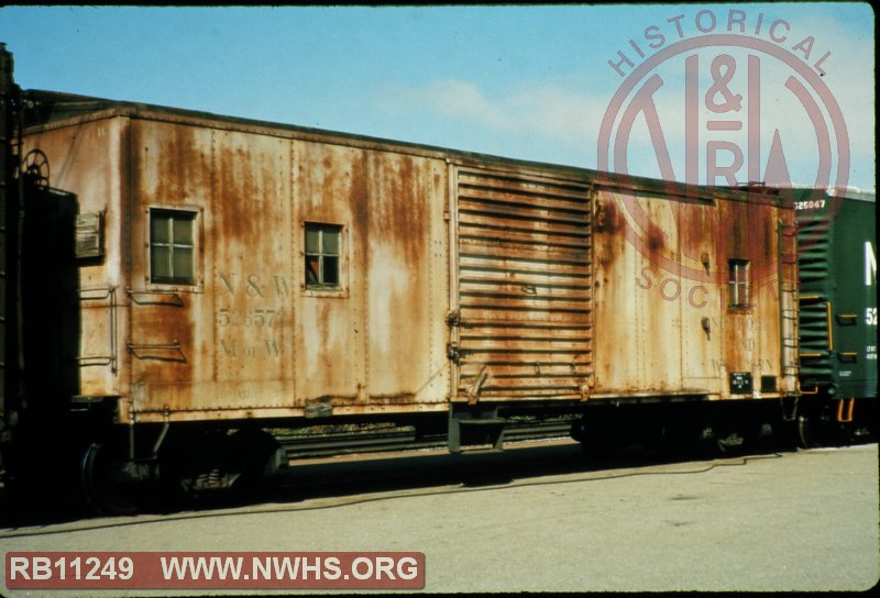 N&W Class BK Box, Tool-material #526572 at Lynchburg, VA