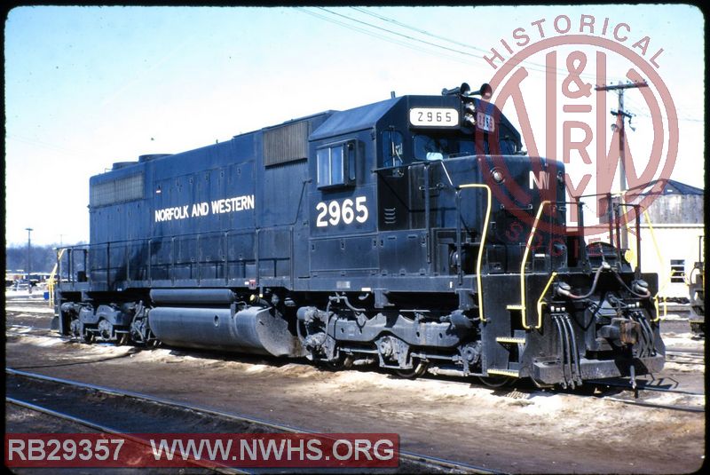 N&W EMD SD39 #2965 at Brewster, OH
