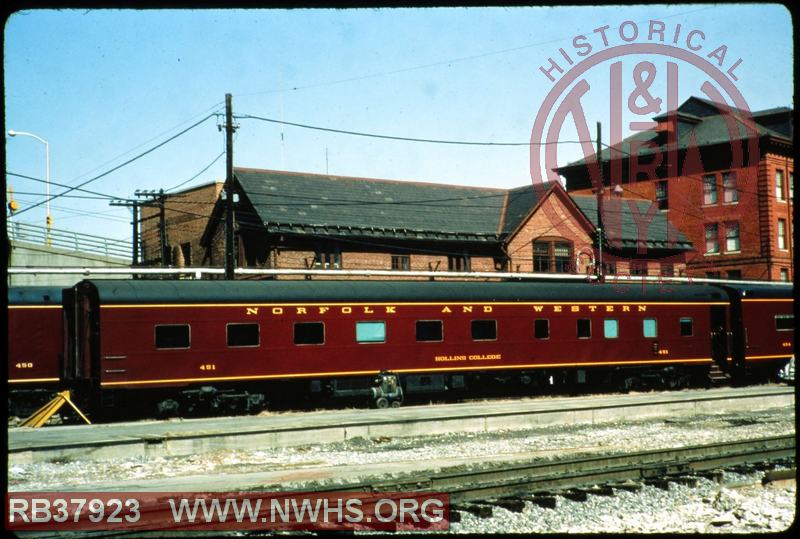 N&W Sleeper #451 at Roanoke, VA